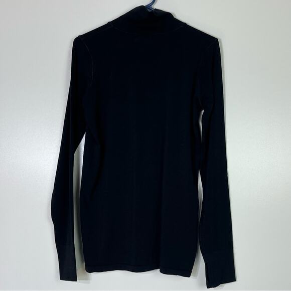 Athleta Black Wool Blend Turtleneck Size XL - Picture 5 of 5